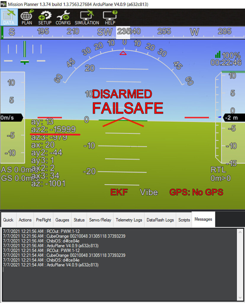 Accel Calibration Failed IMU problems Cube Autopilot Cubepilot