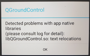 QGroundcontrol Error